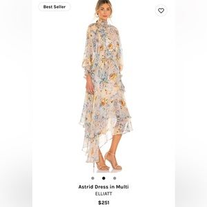 Elliatt Astrid Dress in Multi - (size L)